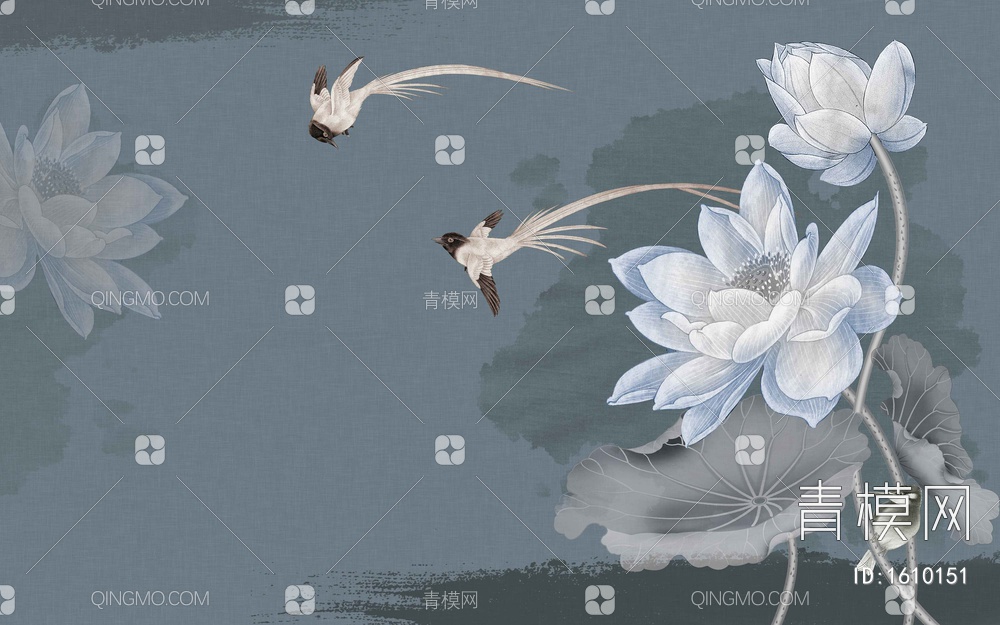 花鸟壁纸，花鸟画贴图下载【ID:1610151】
