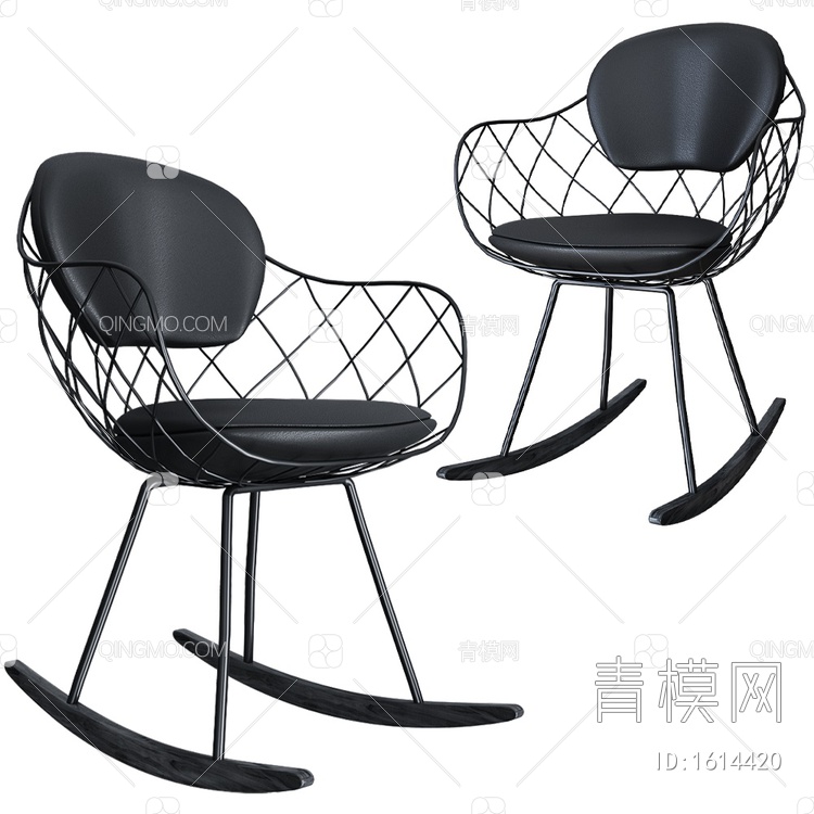 Pina摇椅3D模型下载【ID:1614420】