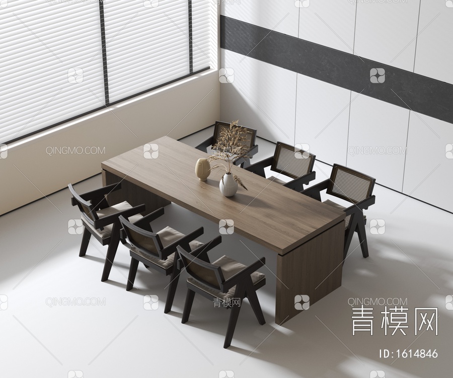 餐桌椅3D模型下载【ID:1614846】