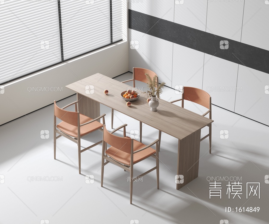 餐桌椅3D模型下载【ID:1614849】