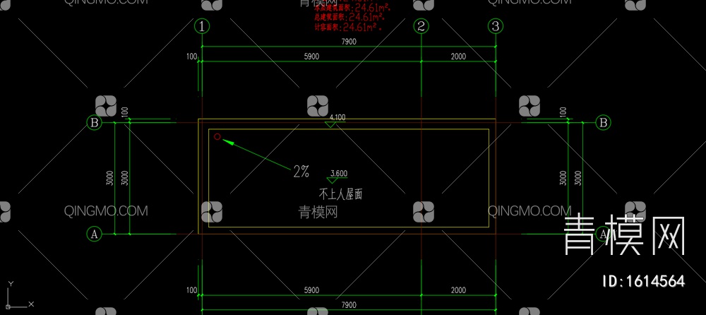 门卫室设计 施工图 概念方案 效果图【ID:1614564】