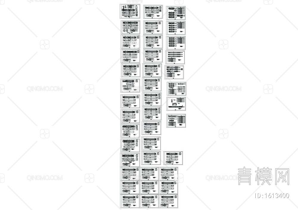 大桥杆件图详图【ID:1613400】