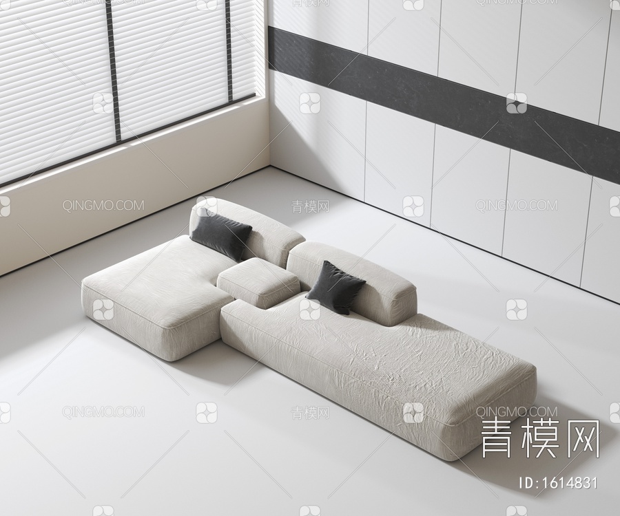 多人沙发3D模型下载【ID:1614831】