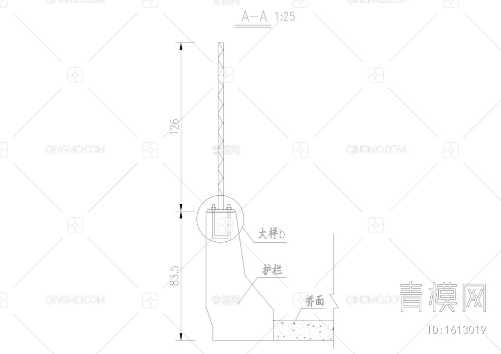 防落网cad图【ID:1613019】