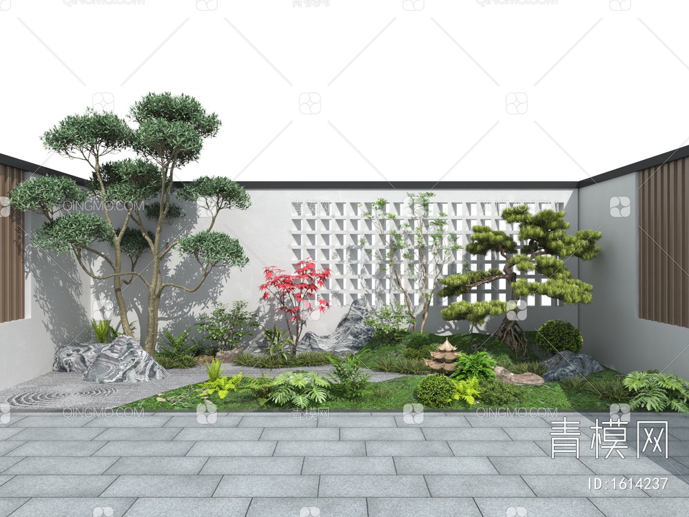庭院3D模型下载【ID:1614237】