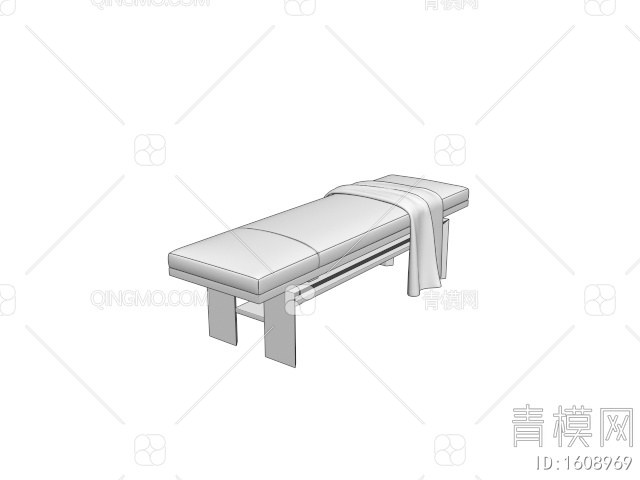 Poliform床尾凳3D模型下载【ID:1608969】