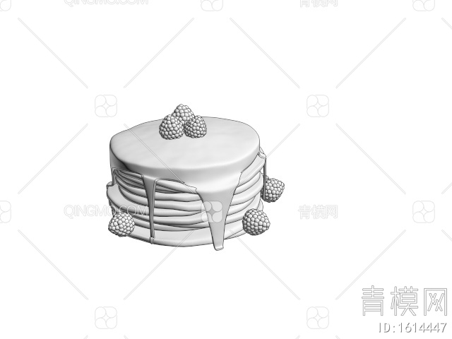 食品食物 蛋糕点心3D模型下载【ID:1614447】
