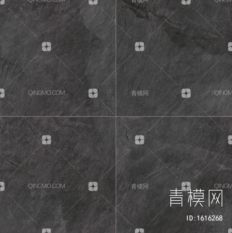 黑色大理石瓷砖带缝贴图下载【ID:1616268】
