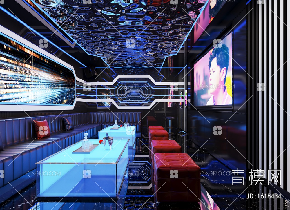 KTV酒吧3D模型下载【ID:1618434】