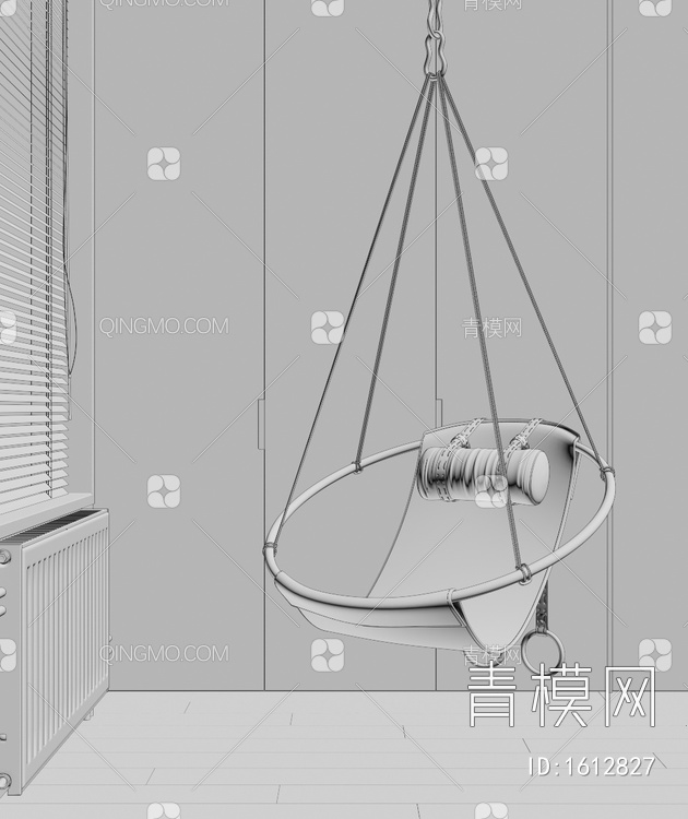 吊椅3D模型下载【ID:1612827】
