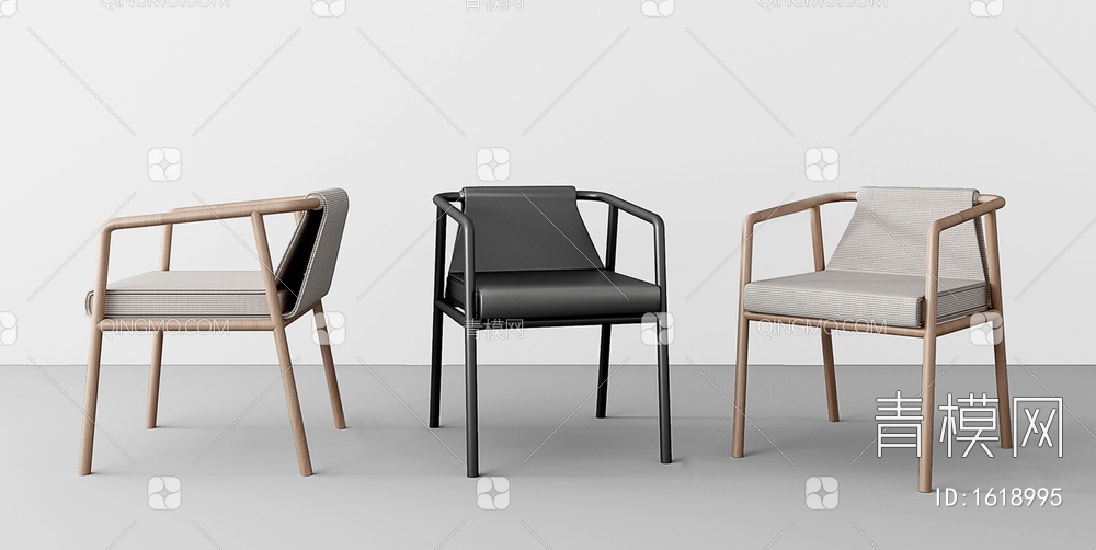 单椅3D模型下载【ID:1618995】