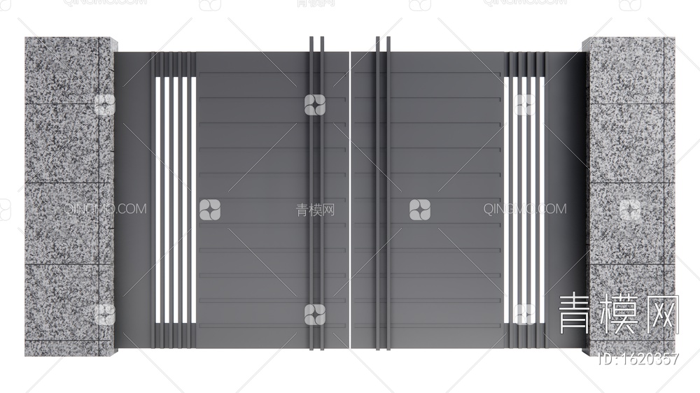 庭院门SU模型下载【ID:1620357】