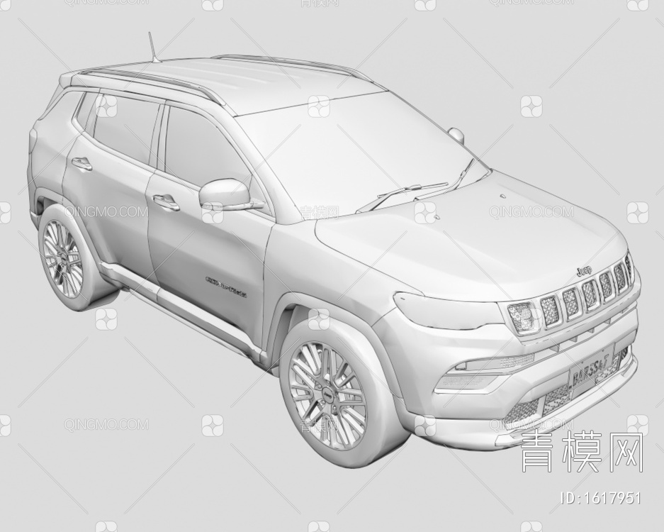 2023款Jeep指南者3D模型下载【ID:1617951】