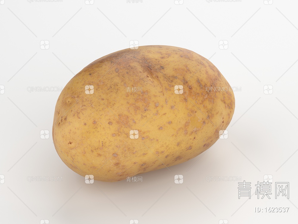 红薯 马铃薯 土豆3D模型下载【ID:1623537】
