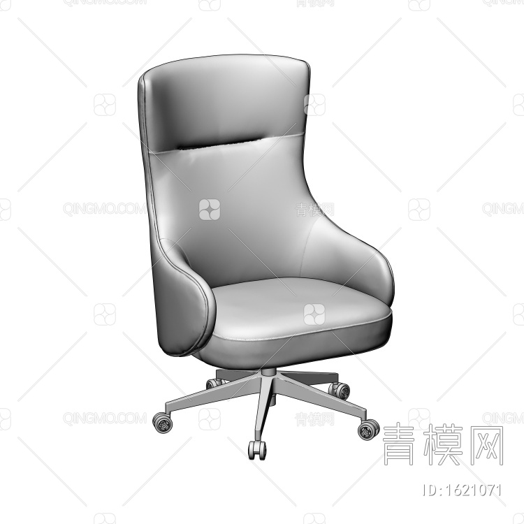 办公椅3D模型下载【ID:1621071】