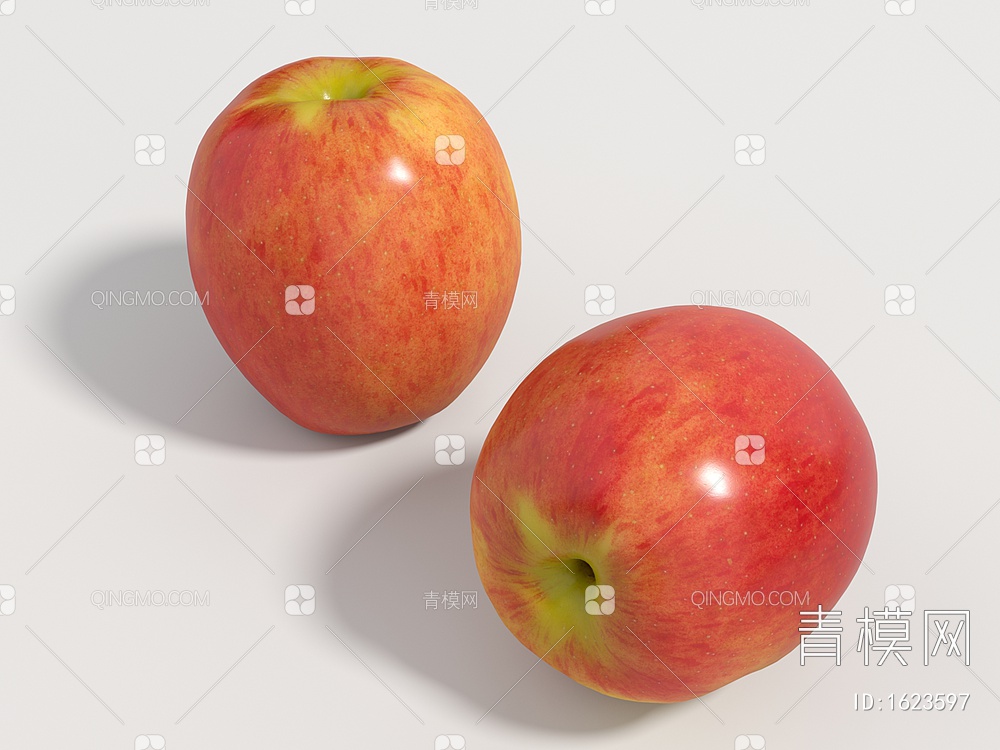 红苹果3D模型下载【ID:1623597】