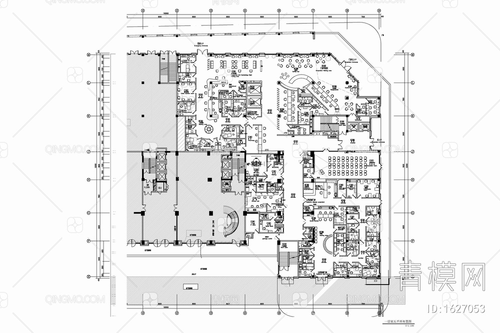 私立高端妇产医院室内施工图 医院 门诊 产科 妇产科【ID:1627053】