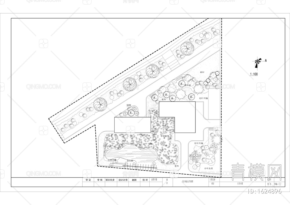 公园园林施工图【ID:1624896】