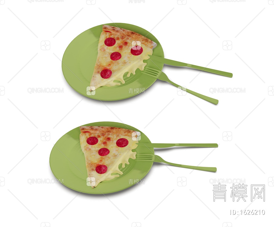 食品食物 披萨饼SU模型下载【ID:1626210】