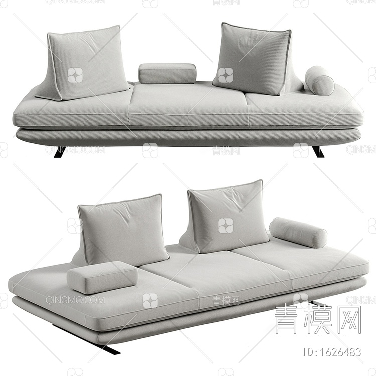 LigneRoset三人沙发3D模型下载【ID:1626483】
