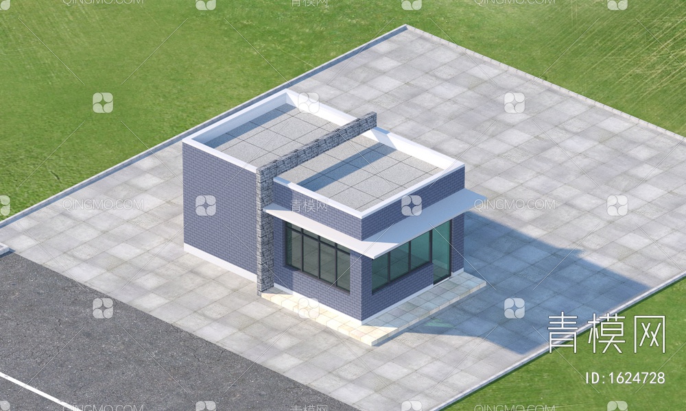 公厕3D模型下载【ID:1624728】
