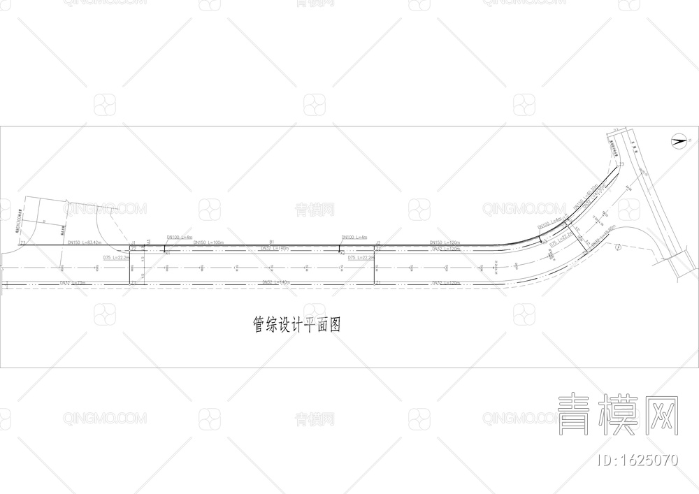 道路和人行肓道、巷口坡道详图【ID:1625070】