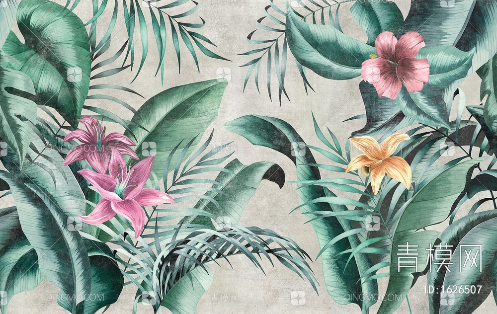 植物花卉壁纸贴图下载【ID:1626507】