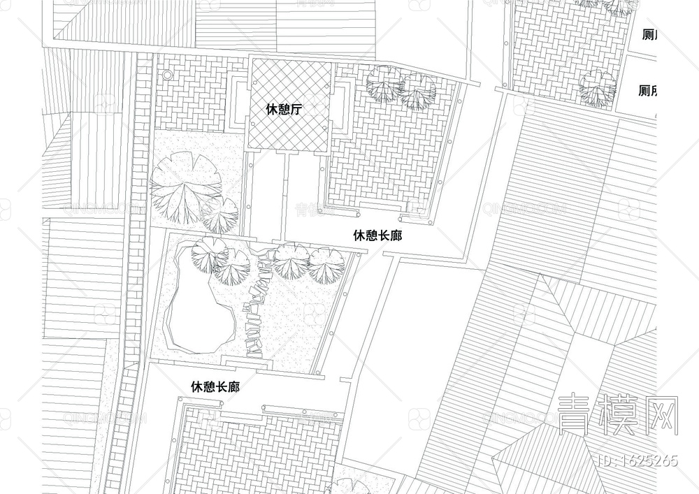 古街规划平面图【ID:1625265】