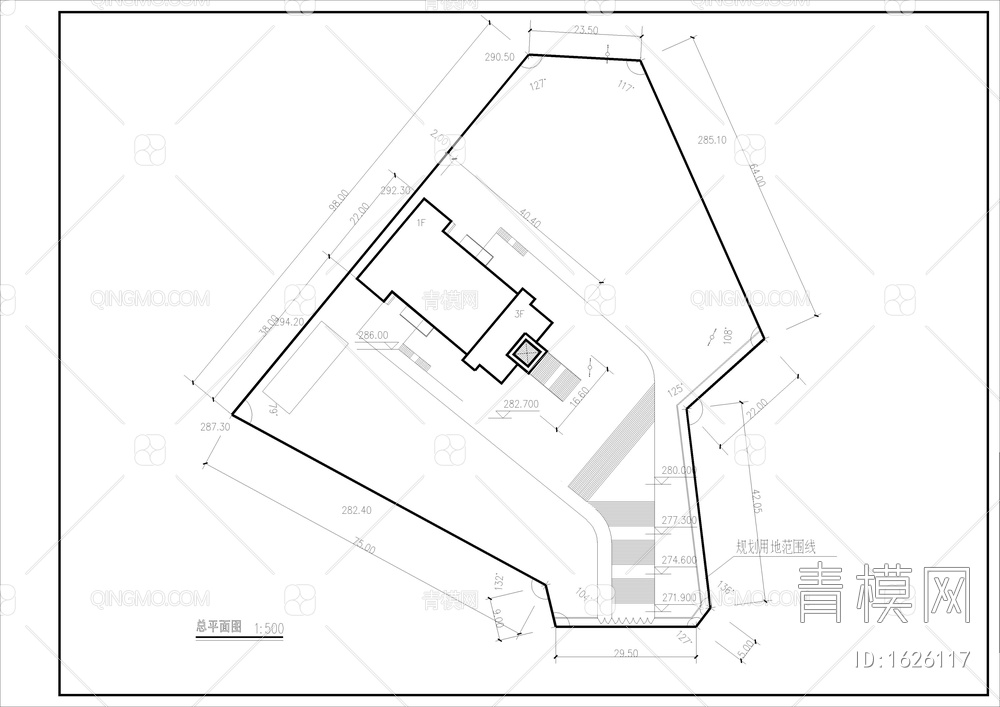 基督教会全套建筑cad图【ID:1626117】