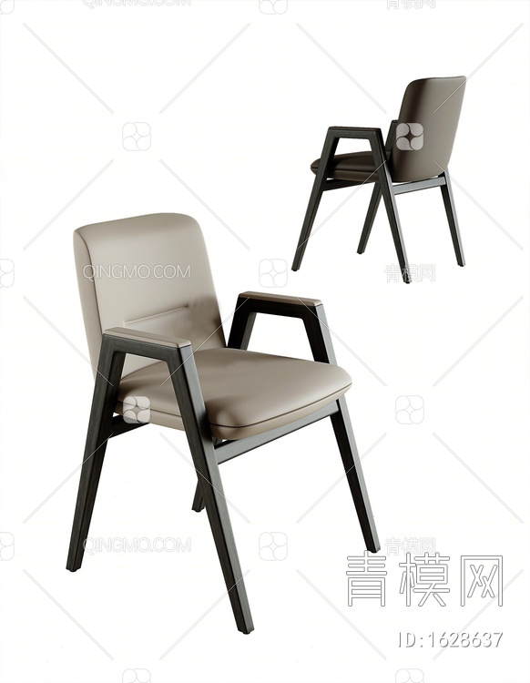 餐椅3D模型下载【ID:1628637】