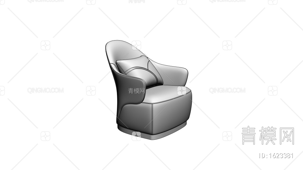 休闲椅3D模型下载【ID:1623381】