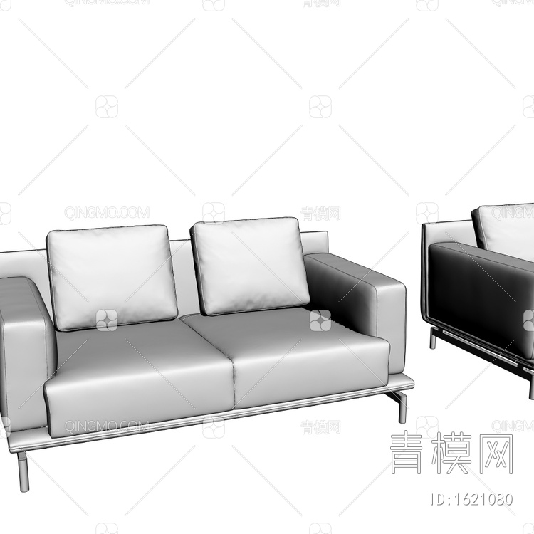 沙发3D模型下载【ID:1621080】