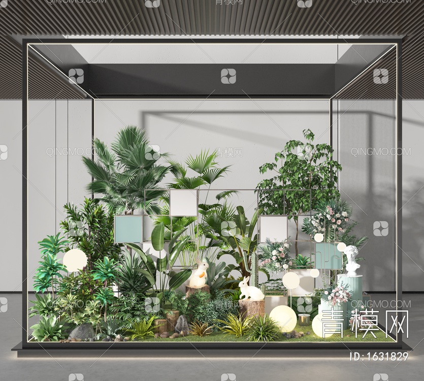 植物堆3D模型下载【ID:1631829】