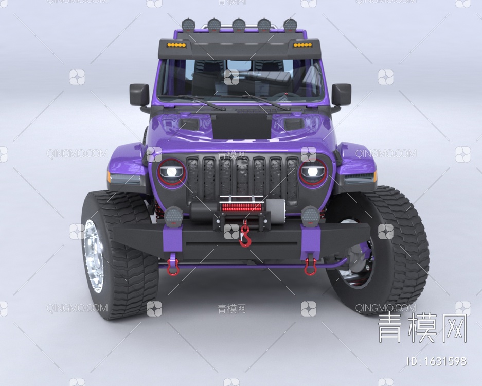 2023款吉普Jeep角斗士越野车3D模型下载【ID:1631598】