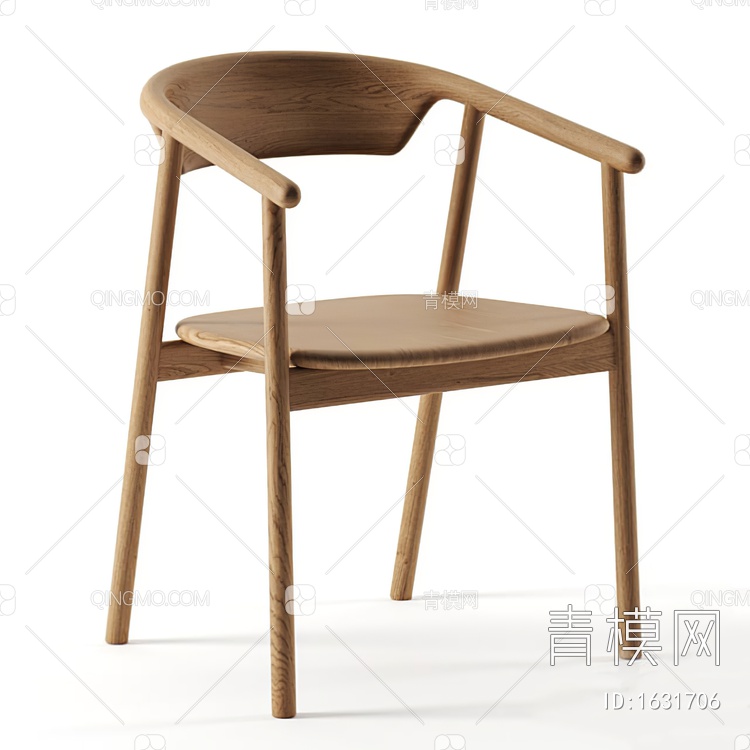 餐椅3D模型下载【ID:1631706】