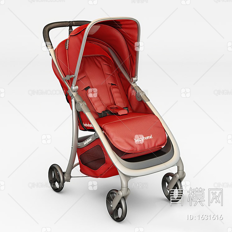 婴儿车3D模型下载【ID:1631616】