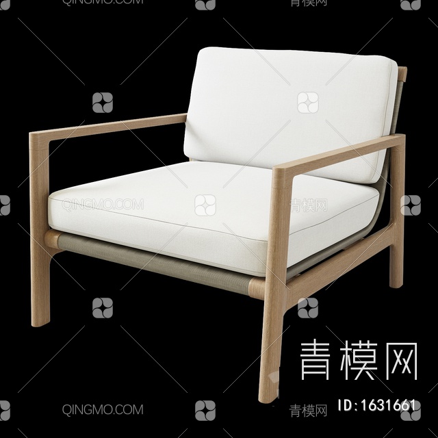 扶手椅3D模型下载【ID:1631661】
