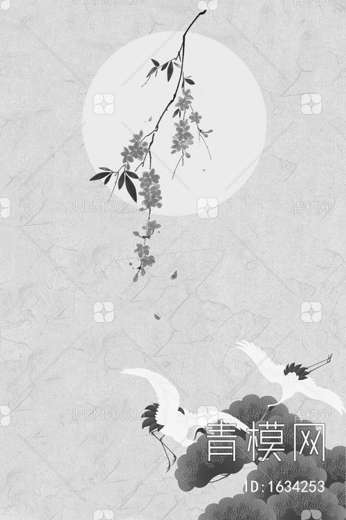 新中式古风装饰图贴图贴图下载【ID:1634253】
