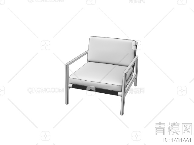 扶手椅3D模型下载【ID:1631661】