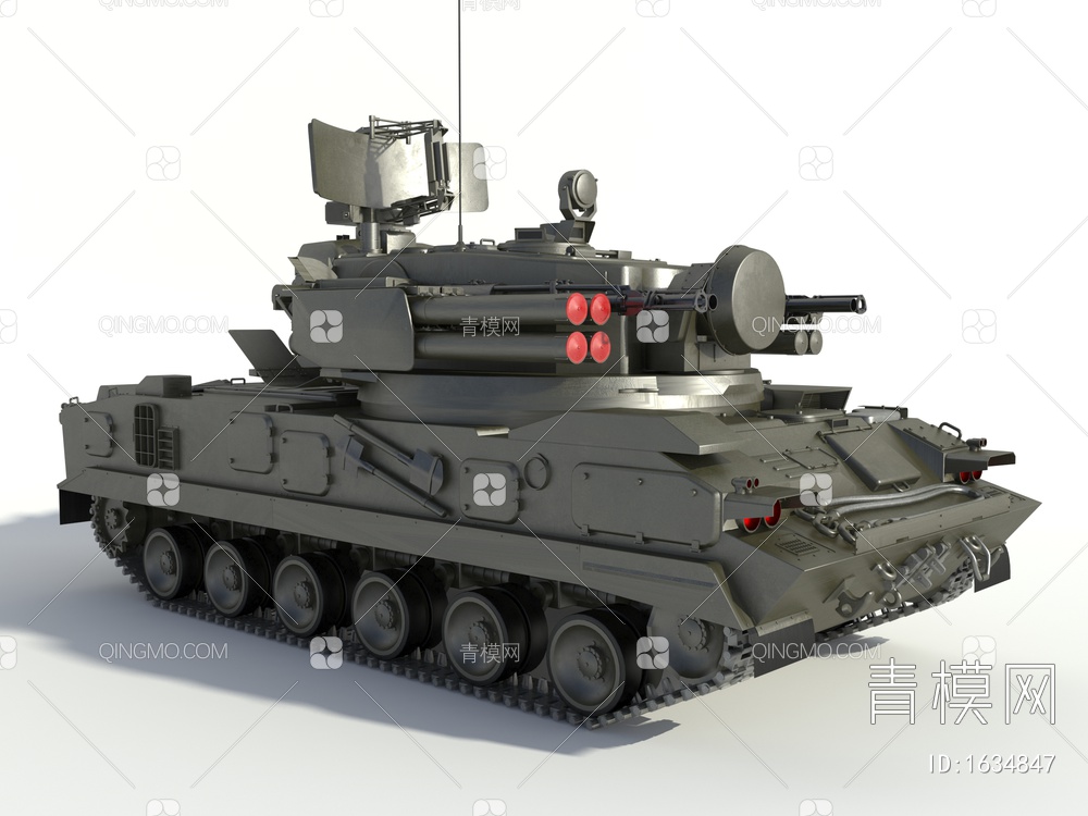 坦克3D模型下载【ID:1634847】