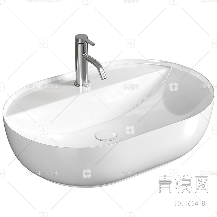洗手盆3D模型下载【ID:1634181】