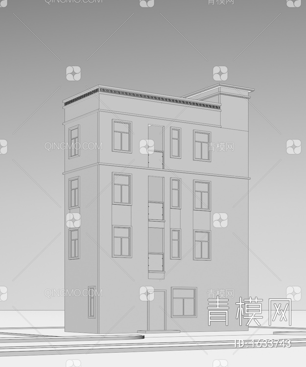 住宅3D模型下载【ID:1633743】