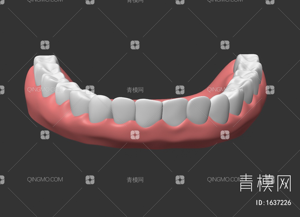 牙齿牙套3D模型下载【ID:1637226】