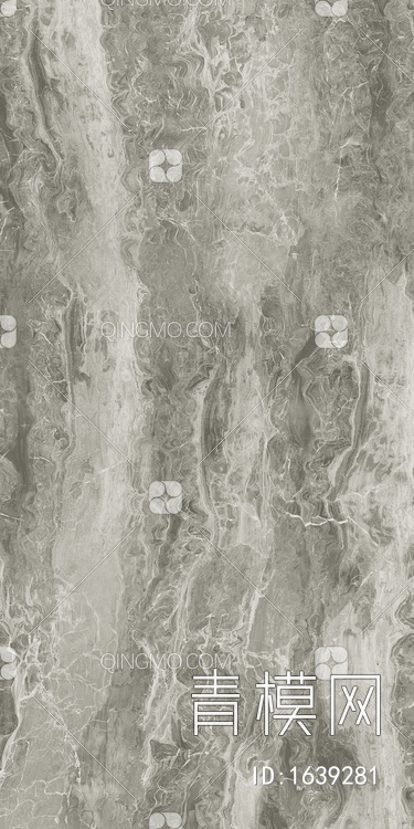 灰色山水纹理大理石奢石瓷砖 (1)贴图下载【ID:1639281】
