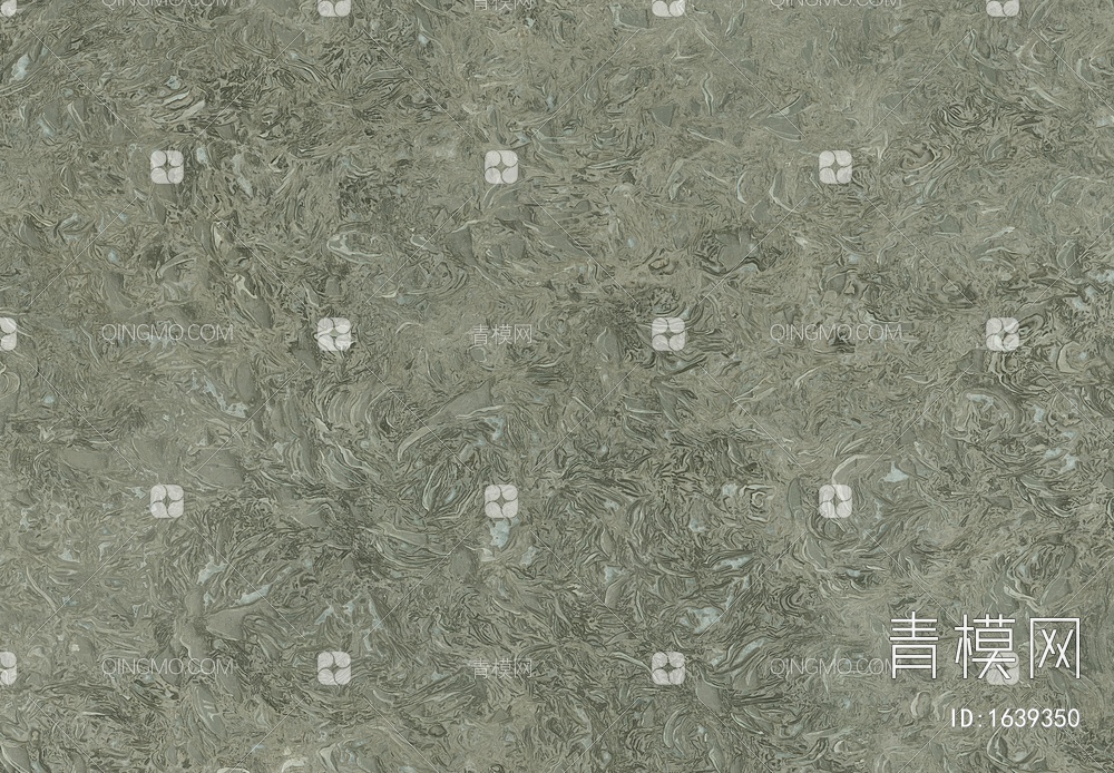 绿灰色山水纹理大理石石材贴图下载【ID:1639350】