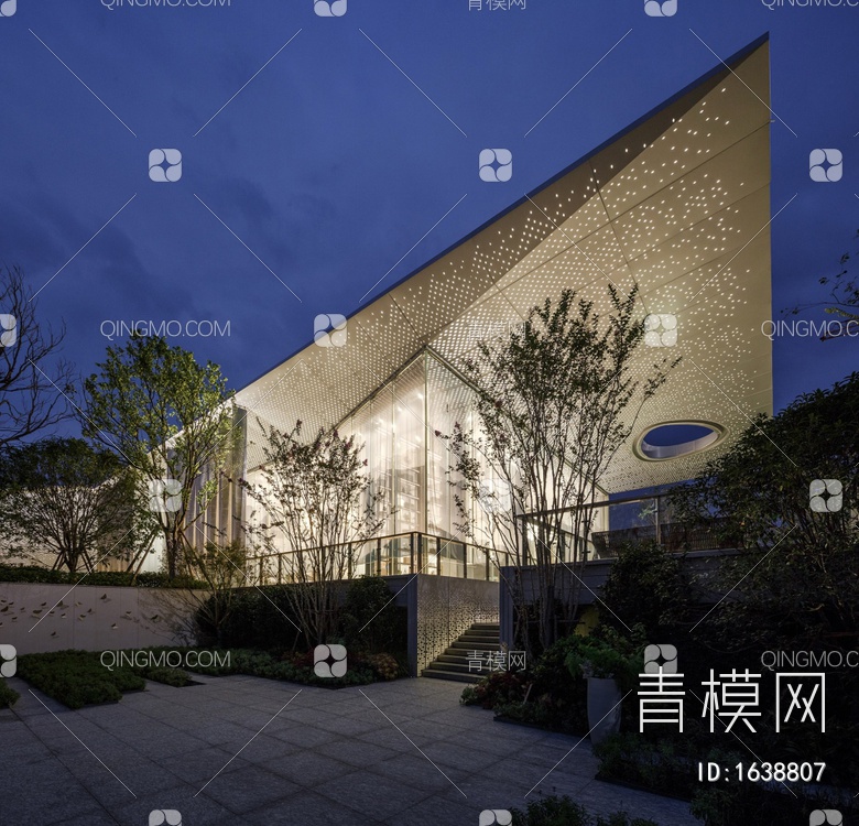 杭州大江东 龙湖·江与城示范区SU模型下载【ID:1638807】