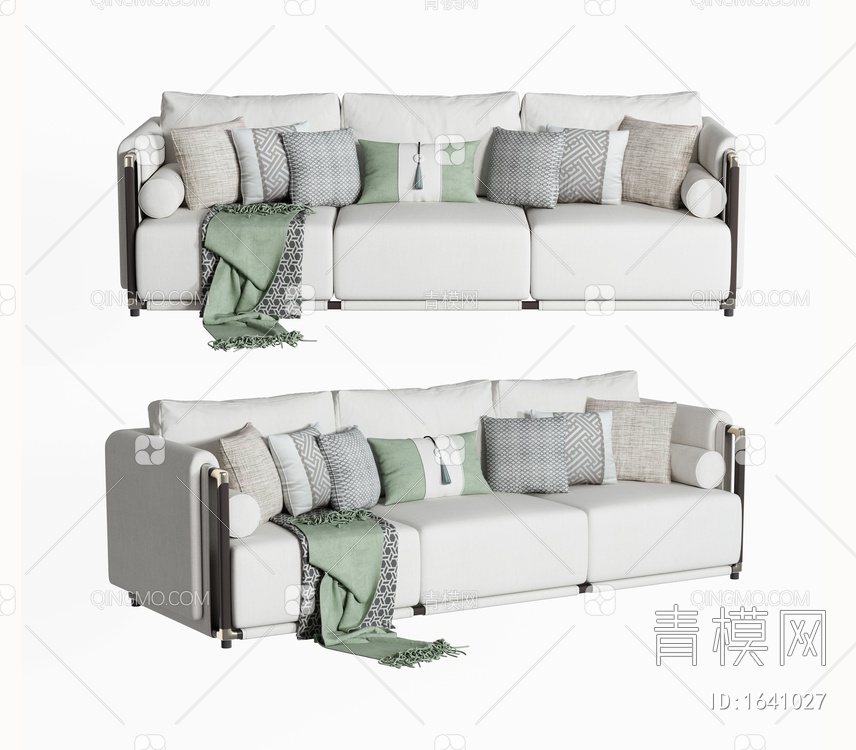 多人沙发3D模型下载【ID:1641027】