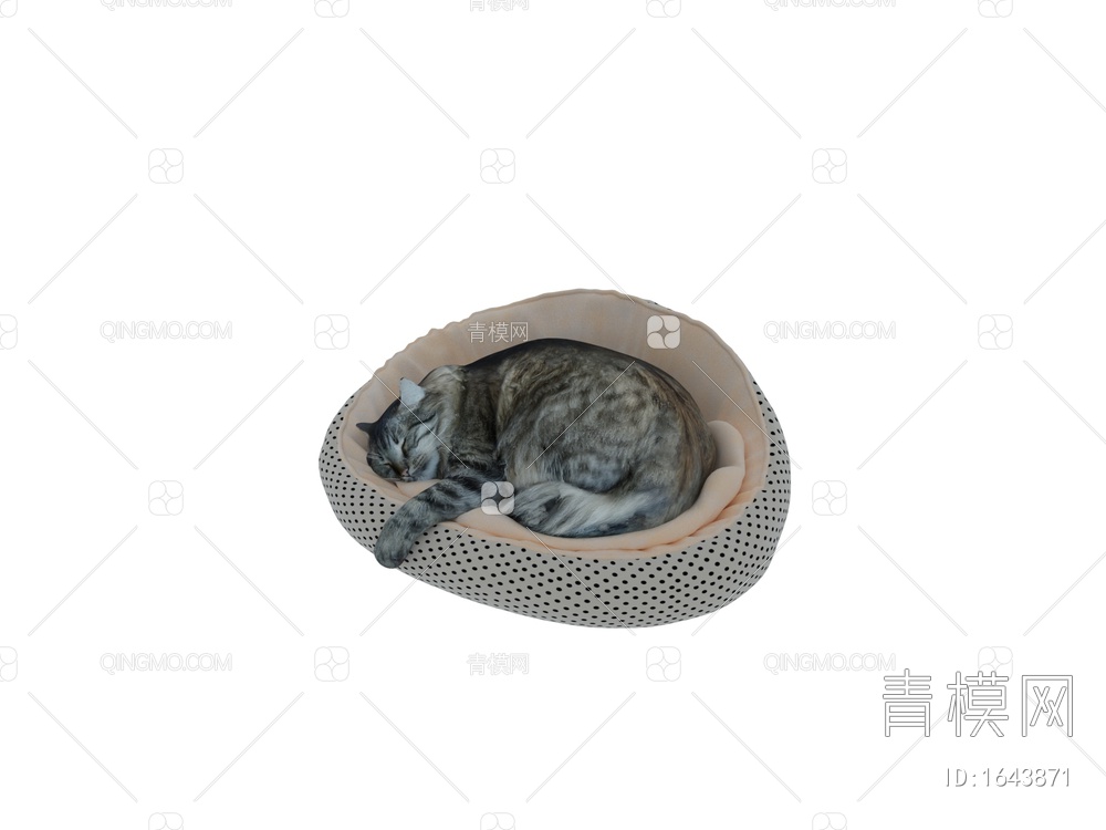 宠物猫3D模型下载【ID:1643871】