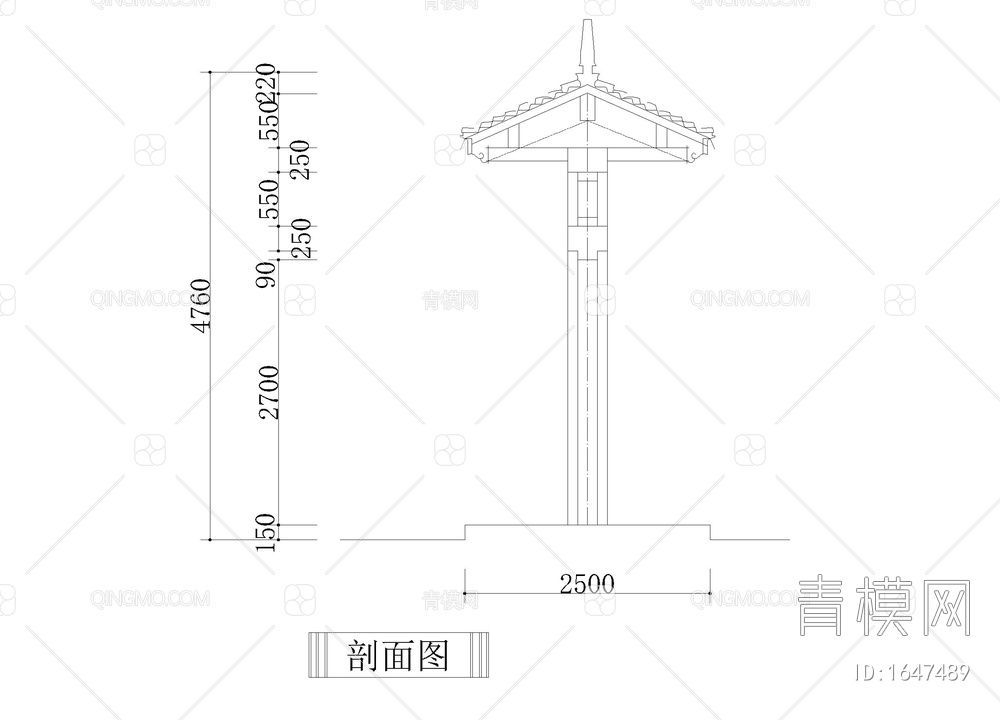 中国古建构件示例【ID:1647489】