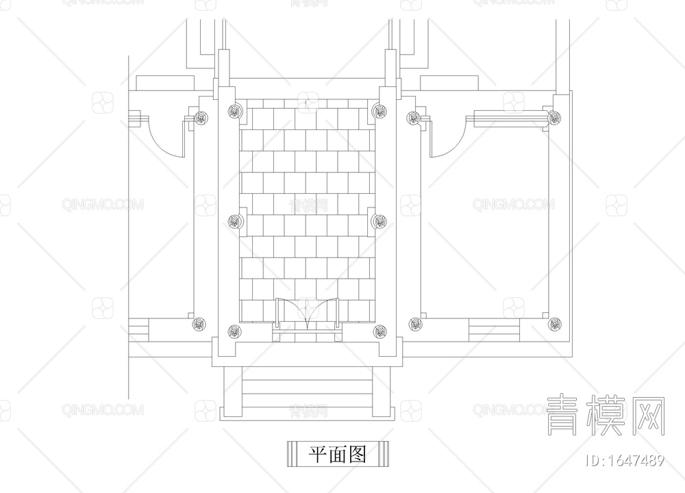 中国古建构件示例【ID:1647489】